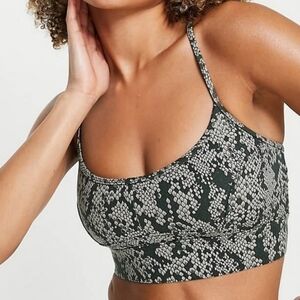 Varley Always Irena Snakeskin Sports Bra